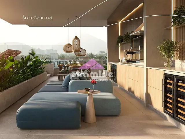 Apartamento com 47m² 1 quarto e 1 banheiro, à venda, no bairro Martim de Sá em Caraguatatuba