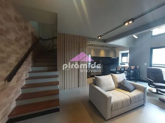 Apartamento com 78m² 1 quarto e 2 banheiros, para alugar, no bairro Jardim Aquárius em São José dos Campos