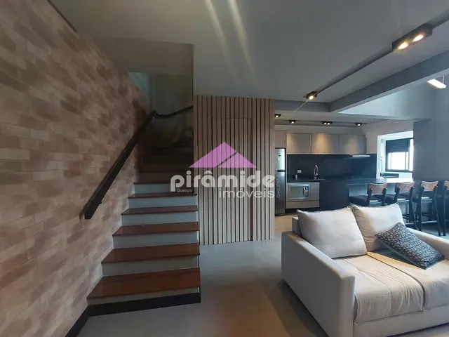 Apartamento com 78m² 1 quarto e 2 banheiros, para alugar, no bairro Jardim Aquárius em São José dos Campos