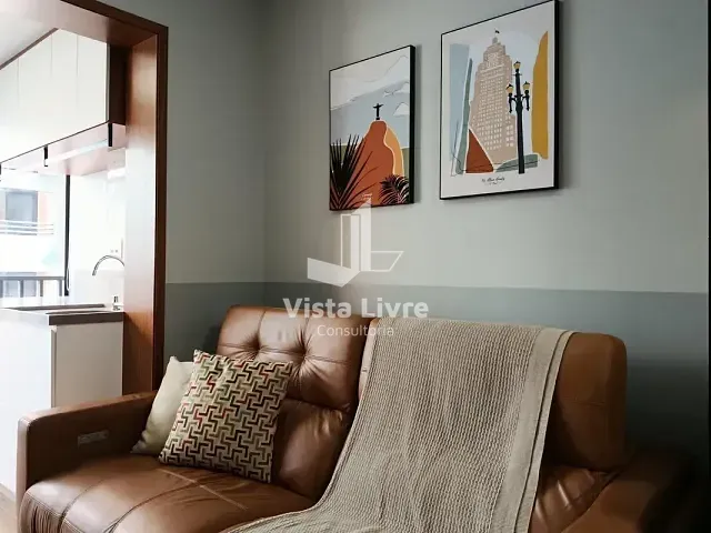Apartamento com 35m² 1 quarto e 1 banheiro, à venda, no bairro Pinheiros em São Paulo