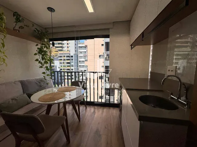 Apartamento com 35m² 1 quarto e 1 banheiro, à venda, no bairro Pinheiros em São Paulo