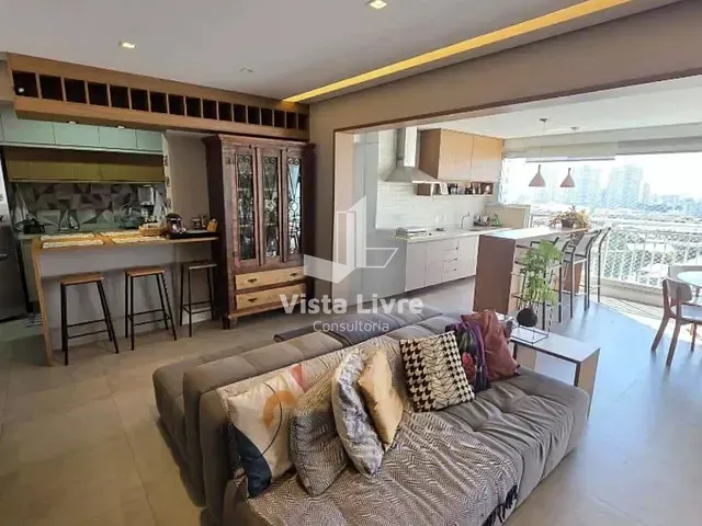 Apartamento com 136m² 4 quartos e 4 banheiros, à venda, no bairro Vila Anastácio em São Paulo