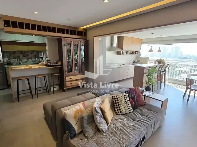Apartamento com 136m² 4 quartos e 4 banheiros, à venda, no bairro Vila Anastácio em São Paulo