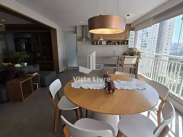 Apartamento com 136m² 4 quartos e 4 banheiros, à venda, no bairro Vila Anastácio em São Paulo