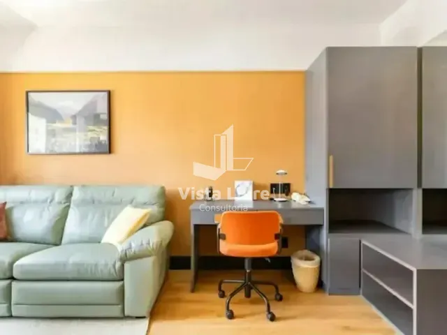Apartamento com 30m² 1 quarto e 1 banheiro, à venda, no bairro Cerqueira César em São Paulo