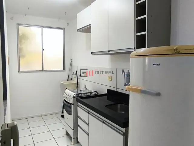Apartamento com 58m² 2 quartos e 1 banheiro, para alugar, no bairro Gleba Fazenda Palhano em Londrina