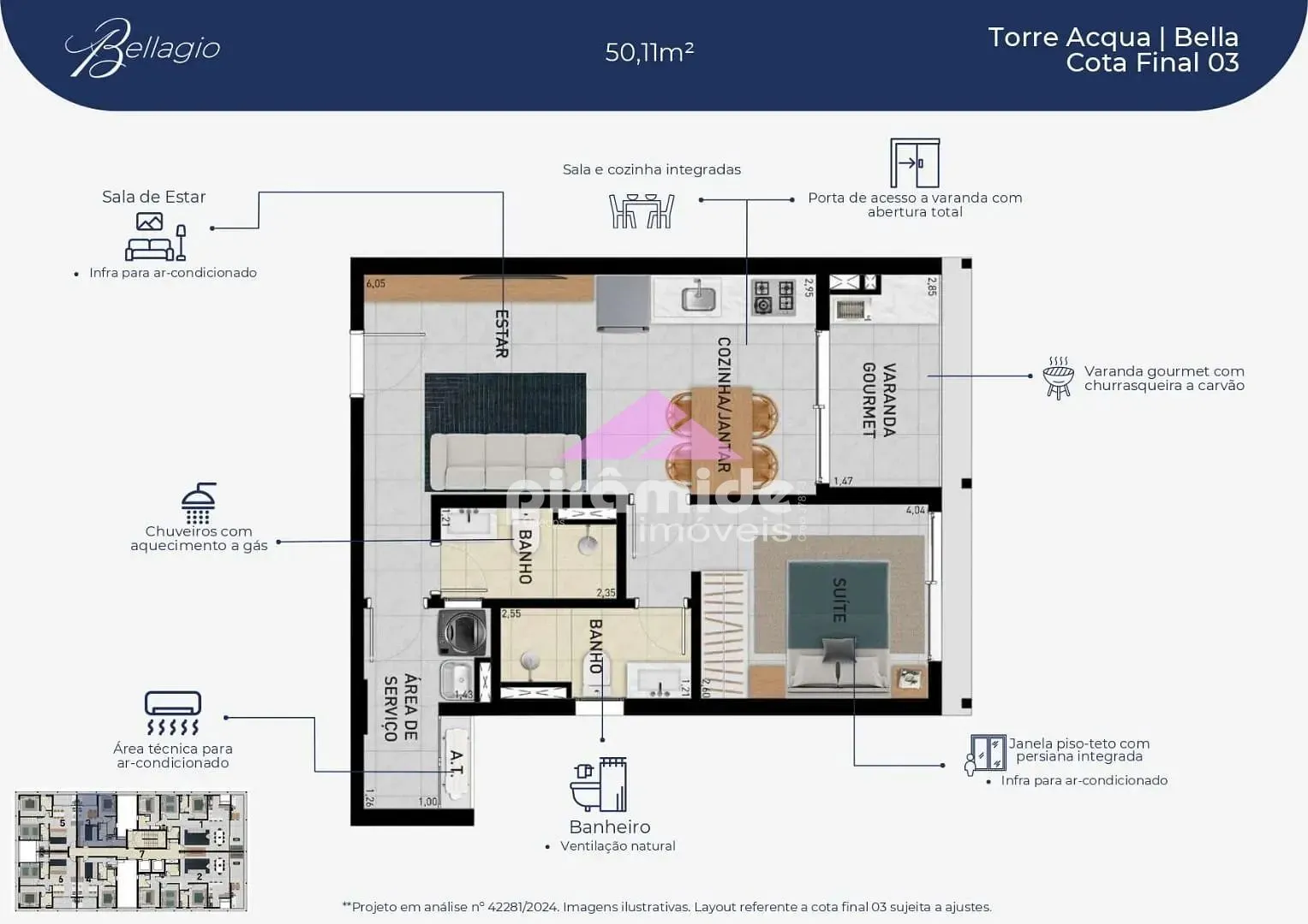 Apartamento, 3 quartos, 119 m² - Foto 6