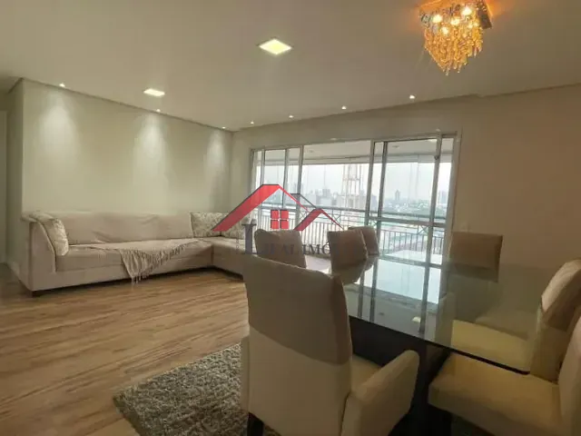 Apartamento com 133m² 3 quartos e 4 banheiros, à venda ou para alugar, no bairro Jardim em Santo André