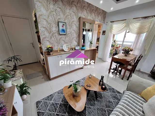 Apartamento com 62m² 2 quartos e 1 banheiro, à venda, no bairro Indaiá em Caraguatatuba