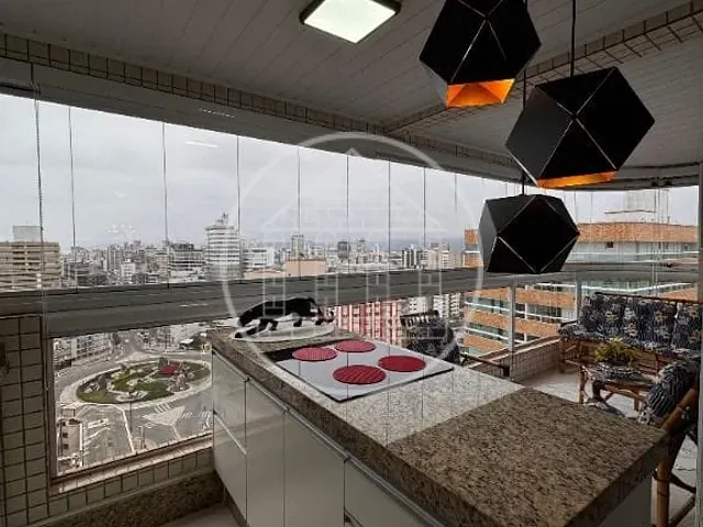 Apartamento com 153m² 2 quartos e 3 banheiros, à venda, no bairro Boqueirão em Praia Grande