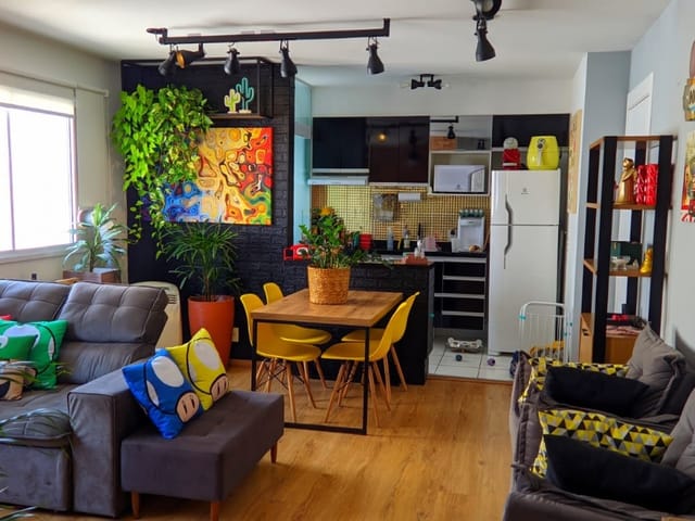 Foto do Apartamento - Apartamento lindo totalmente decorado de 2 dormitórios, porem com sala ampliada à venda, Belém, São Paulo, SP | Thiago Imóveis