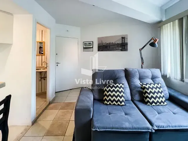Apartamento com 46m² 1 quarto e 2 banheiros, à venda, no bairro Vila Nova Conceição em São Paulo