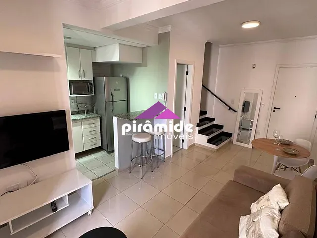 Apartamento com 68m² 1 quarto e 2 banheiros, para alugar, no bairro Jardim Aquárius em São José dos Campos
