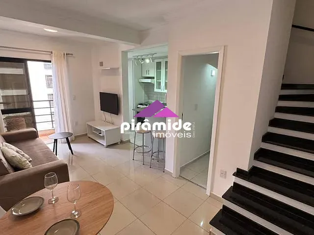 Apartamento com 68m² 1 quarto e 2 banheiros, para alugar, no bairro Jardim Aquárius em São José dos Campos
