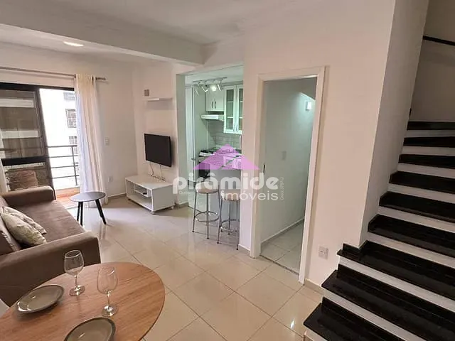 Apartamento com 68m² 1 quarto e 2 banheiros, para alugar, no bairro Jardim Aquárius em São José dos Campos