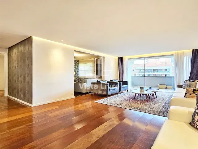 Apartamento com 200m² 3 quartos e 3 banheiros, à venda, no bairro Brooklin Novo em São Paulo
