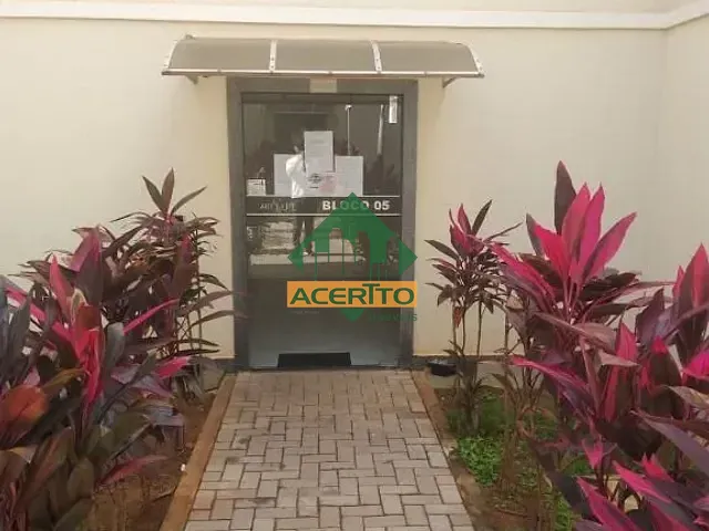 Apartamento com 39m² 2 quartos e 1 banheiro, à venda, no bairro Conjunto Habitacional Claudionor Cinti em Araçatuba