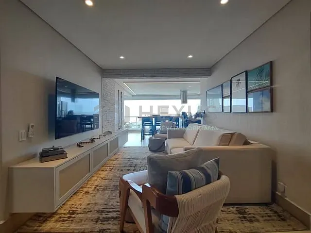Apartamento com 150m² 3 quartos e 2 banheiros, à venda, no bairro Enseada em Guarujá