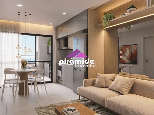 Apartamento 1 quarto e 2 banheiros, à venda, no bairro Martin de Sá em Caraguatatuba