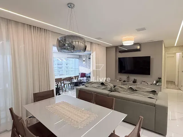 Apartamento com 136m² 4 quartos e 4 banheiros, à venda, no bairro Vila Anastácio em São Paulo