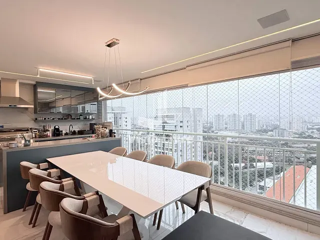 Apartamento com 136m² 4 quartos e 4 banheiros, à venda, no bairro Vila Anastácio em São Paulo