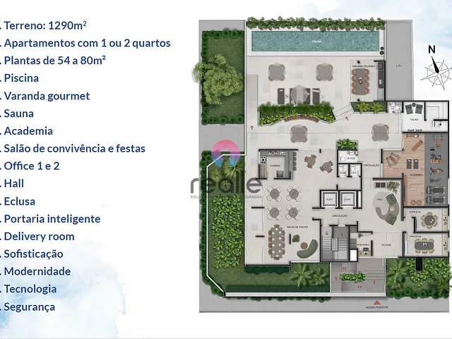 Apartamento com 1290m² 1 quarto e 1 banheiro, à venda, no bairro São Pedro em Belo Horizonte