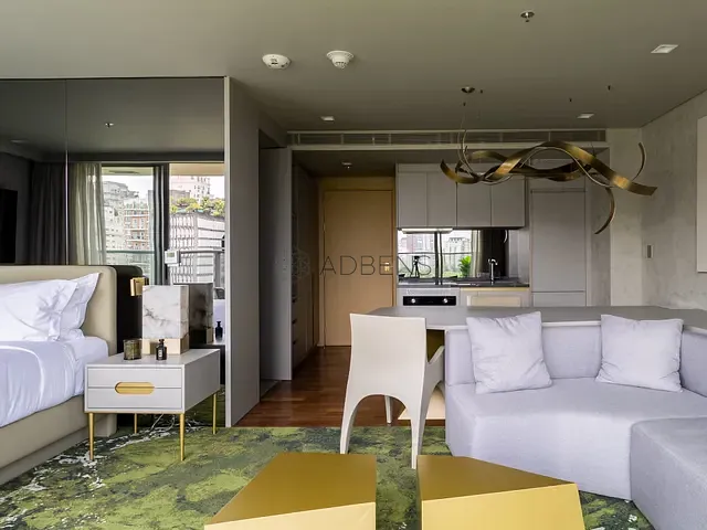 Apartamento 1 quarto e 1 banheiro, para alugar, no bairro Vila Olímpia em São Paulo