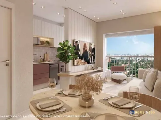 Apartamento com 47m² 2 quartos e 1 banheiro, à venda, no bairro Fundação em São Caetano do Sul
