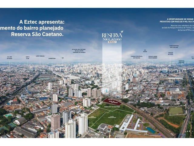 Apartamento com 64m² 3 quartos e 1 banheiro, à venda, no bairro Fundação em São Caetano do Sul