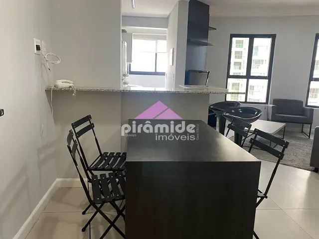Apartamento 1 quarto e 2 banheiros, à venda ou para alugar, no bairro Parque Residencial Aquarius em São José dos Campos