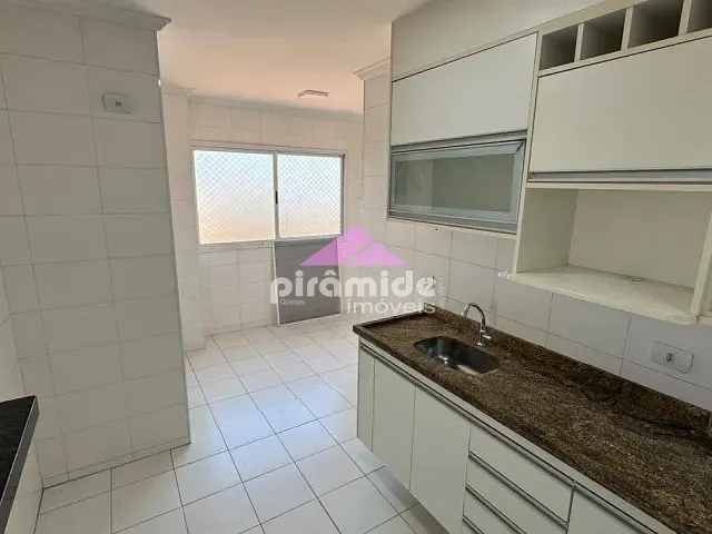 Apartamento com 75m² 3 quartos e 2 banheiros, para alugar, no bairro Vila Industrial em São José dos Campos