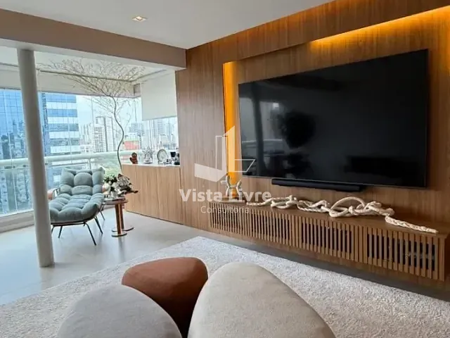 Apartamento com 75m² 1 quarto e 2 banheiros, à venda, no bairro Cidade Monções em São Paulo