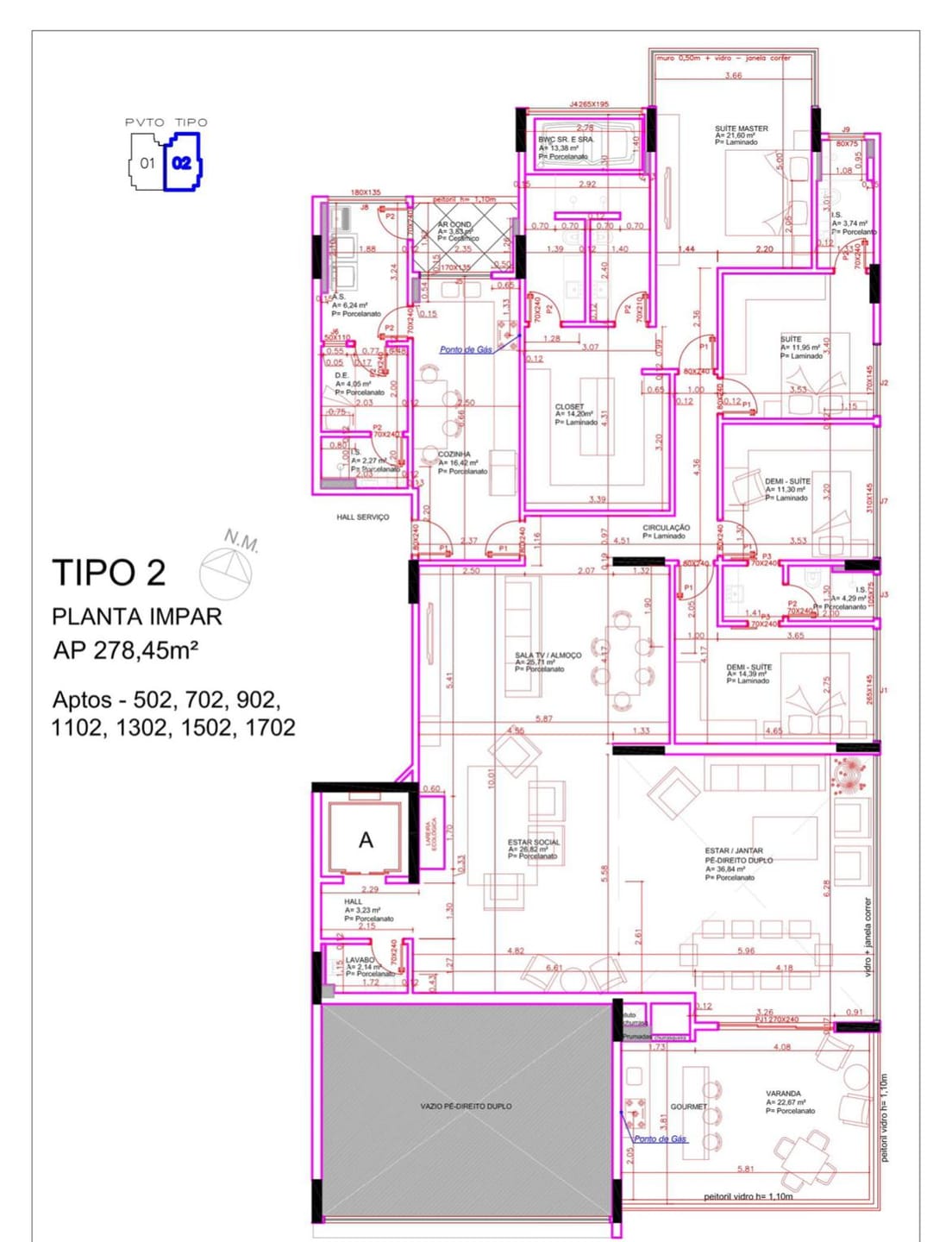 Apartamento, 4 quartos, 278 m² - Foto 31