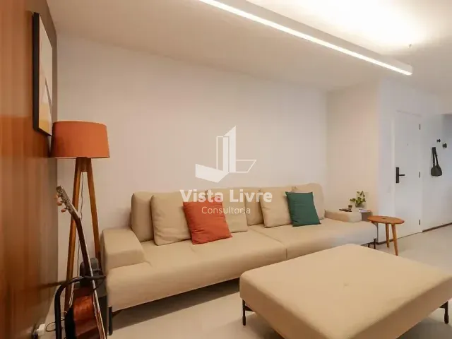 Apartamento com 120m² 2 quartos e 2 banheiros, à venda, no bairro Moema em São Paulo