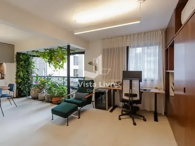 Apartamento com 120m² 2 quartos e 2 banheiros, à venda, no bairro Moema em São Paulo