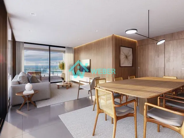 Apartamento com 150m² 2 quartos e 3 banheiros, à venda, no bairro Praia da Cal em Torres