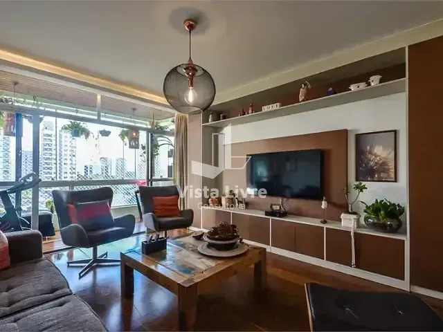 Apartamento com 182m² 4 quartos e 4 banheiros, à venda, no bairro Indianópolis em São Paulo
