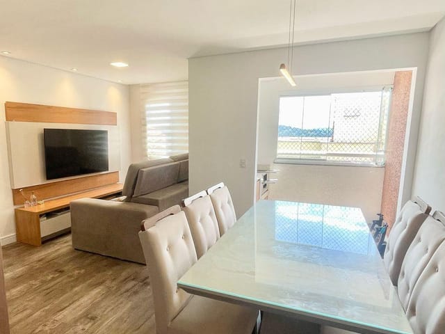 Foto do Apartamento - Apartamento à venda no Condomínio Conquista, com sala ampliada e lazer completo, na região do Jardim Imperador, Guarulhos, SP | Imobiliária Compare