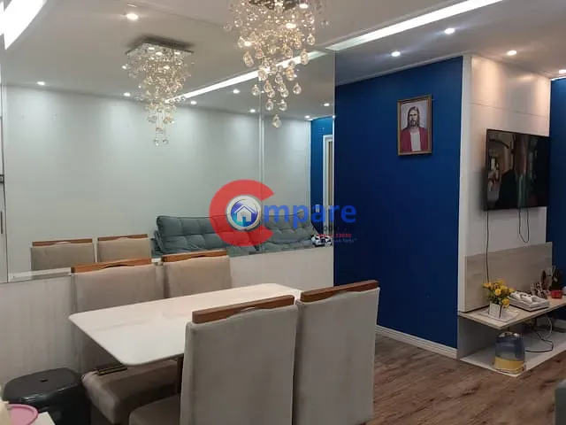 Apartamento 2 quartos e 1 banheiro, à venda, no bairro Picanço em Guarulhos