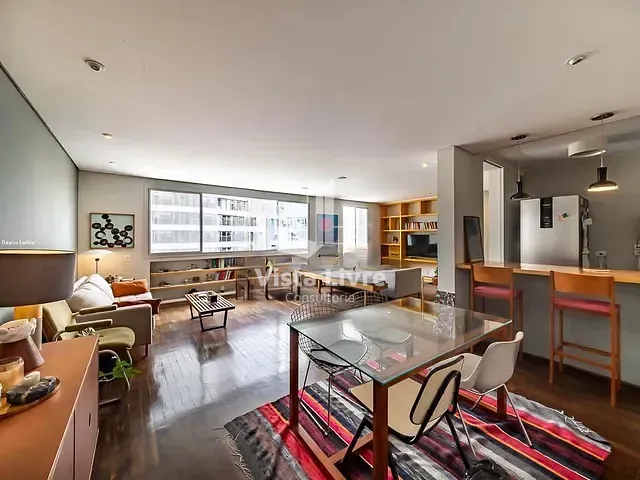 Apartamento com 107m² 2 quartos e 3 banheiros, à venda, no bairro Sumaré em São Paulo