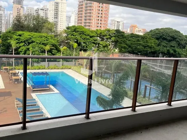 Apartamento com 110m² 2 quartos e 2 banheiros, à venda, no bairro Brooklin Novo em São Paulo