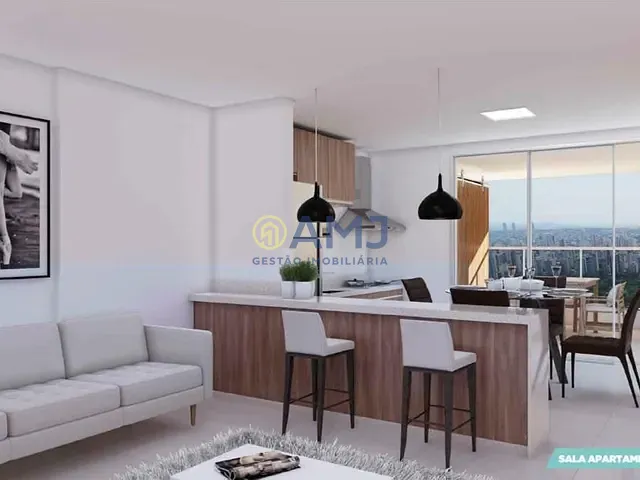 Apartamento 3 quartos e 3 banheiros, à venda, no bairro Setor Coimbra em Goiânia