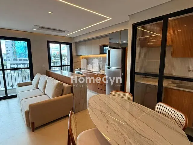 Apartamento com 52m² 1 quarto e 2 banheiros, para alugar, no bairro Setor Marista em Goiânia