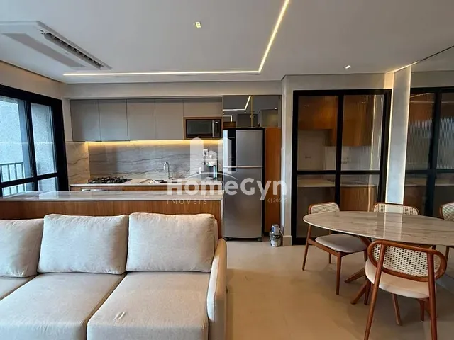 Apartamento com 52m² 1 quarto e 2 banheiros, para alugar, no bairro Setor Marista em Goiânia
