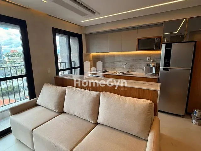 Apartamento com 52m² 1 quarto e 2 banheiros, para alugar, no bairro Setor Marista em Goiânia