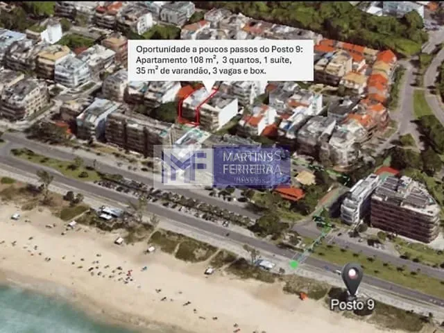 Apartamento com 108m² 3 quartos e 2 banheiros, à venda, no bairro Recreio dos Bandeirantes em Rio de Janeiro