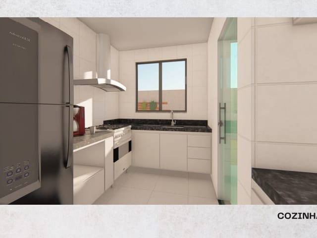 Apartamento com 159m² 3 quartos e 1 banheiro, à venda, no bairro Cabral em Contagem