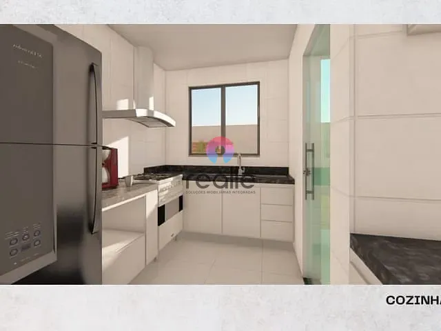 Apartamento com 159m² 3 quartos e 1 banheiro, à venda, no bairro Cabral em Contagem