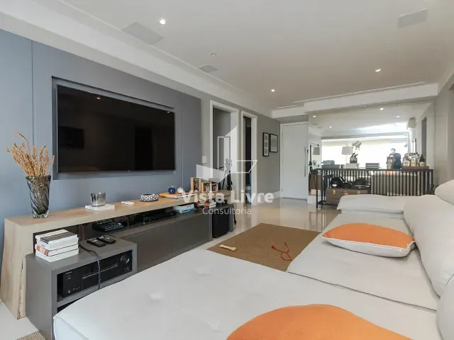 Apartamento com 138m² 3 quartos e 3 banheiros, à venda, no bairro Brooklin Paulista em São Paulo