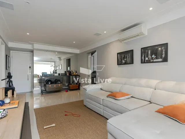 Apartamento com 138m² 3 quartos e 3 banheiros, à venda, no bairro Brooklin Paulista em São Paulo
